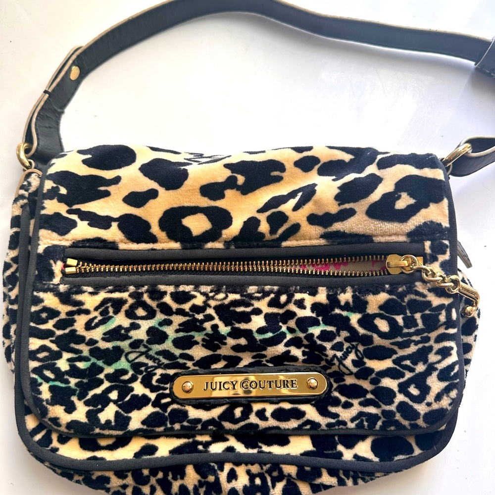 Juicy Couture leopard purse